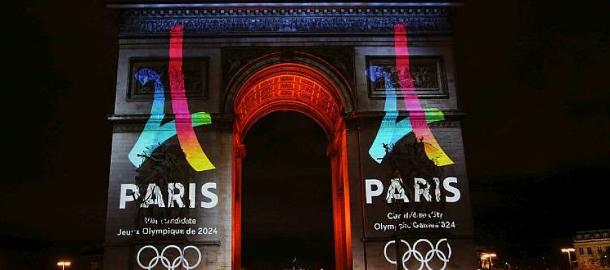 OLIMPIADI : Parigi presenta il logo per il 2024