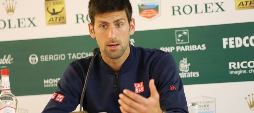 MONTE-CARLO ROLEX MASTERS : Novak Djokovic Partita strana come contro SImon