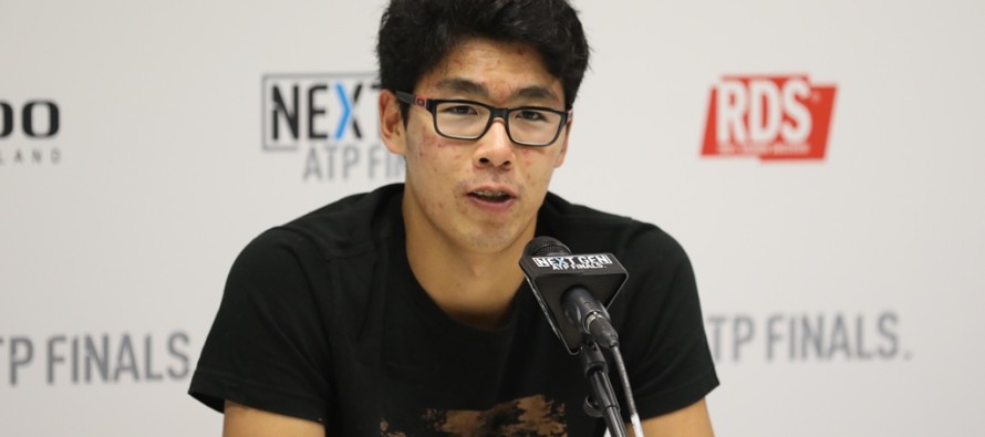 NextGen ATP Finals : Hyeon Chung “Sto giocando meglio di giorno in giorno”