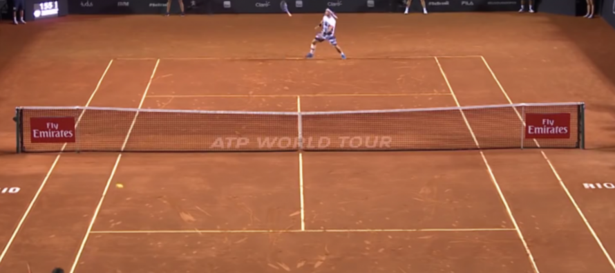 Fognini giocoliere a Rio de Janeiro