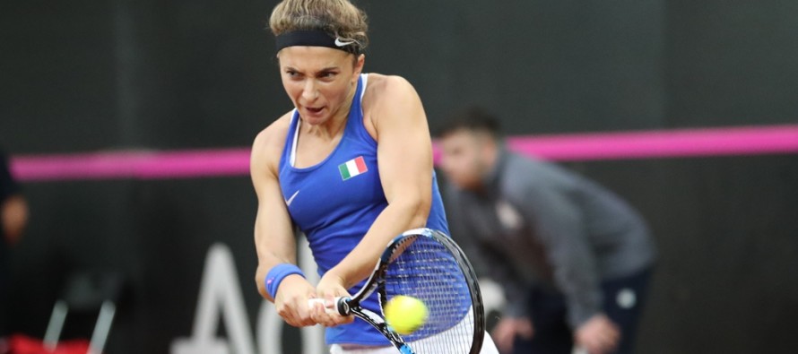 FedCup Italia-Spagna 1-1: Errani fa suo il primo set