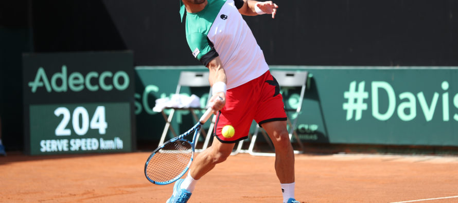 DAVIS ITALIA-FRANCIA 1-2 : Fognini spreca tre set point,Pouille avanti due set a uno