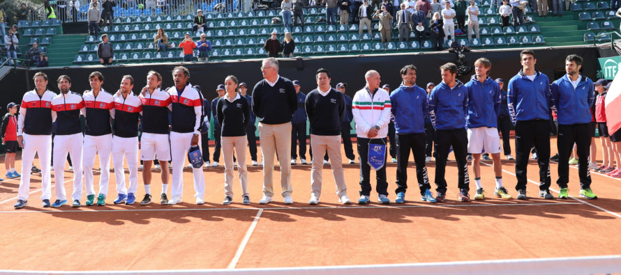 DAVIS Italia Francia 1-1 : In campo il doppio Fognini/Bolelli, Mahut/Herbert