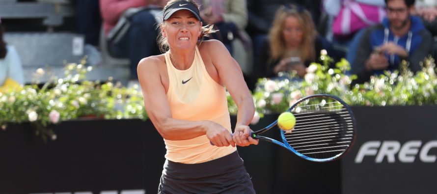 Roma 2018 : Sharapova al secondo turno