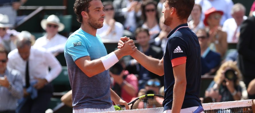 Roland Garros : Cecchinato fine del sogno