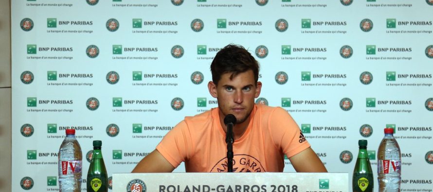 Roland Garros : Dominic Thiem” Ho dato tutto quello che avevo”