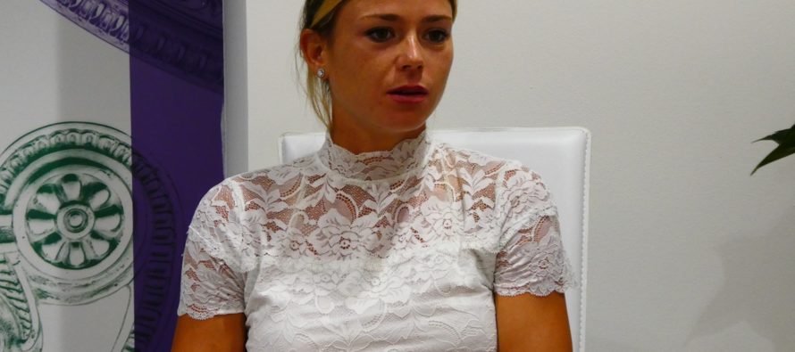 Wimbledon: Camila Giorgi “E’ normale perdere il servizio siamo donne”