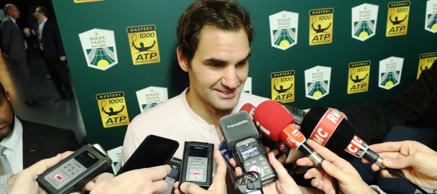 Rolex Paris Masters : Roger Federer “Pronto per Djokovic