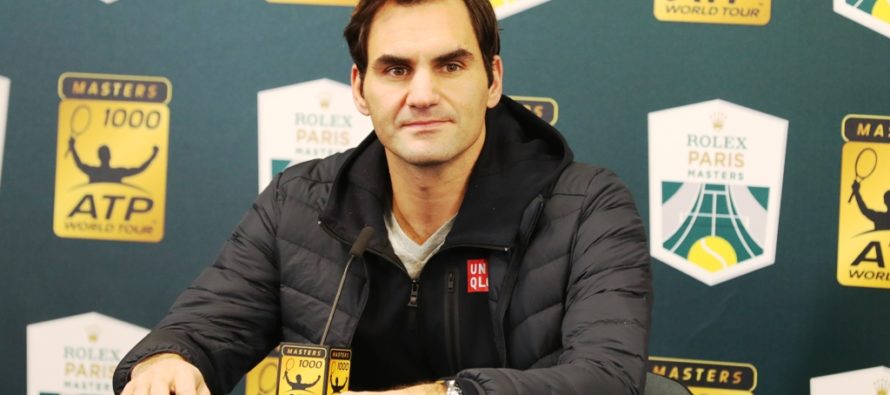 Rolex Paris Masters : Roger Federer “Qualche rimpianto, ma il livello è stato alto”