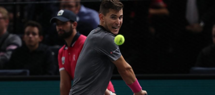 Rolex Paris Masters : Thiem soffre, ma batte Coric