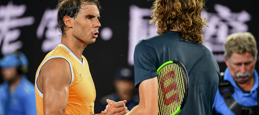 AUSTRALIAN OPEN : Nadal spazza via Tsitsipas, 5° finale a Melbourne