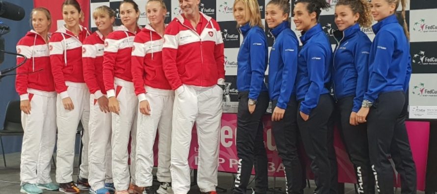 FED CUP : Svizzera avanti 2-0 sull’Italia